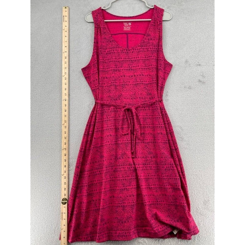 Mountain Hardwear Pink Patterned Midi Dress - Picture 11 of 12
